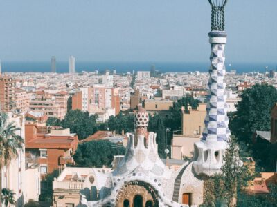 amazing colourful architecture in barcelona